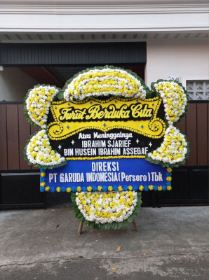 Papan Bunga Duka di Kencong