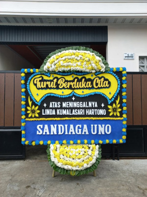 Papan Bunga Duka di Kencong